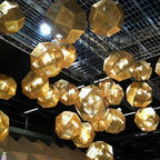 Metal Shade Pendant Light Modern Geometric Ceiling Light