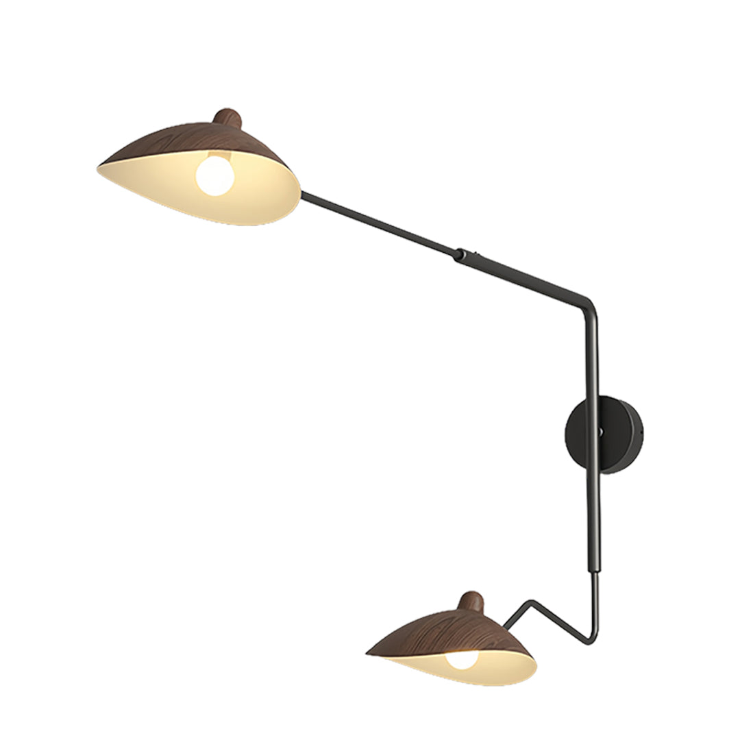Swing Arm Wall Light Contemporary Industrial Full Spectrum Lamp
