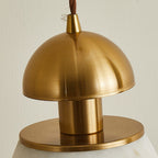 Metallic Pendant Lights French Fake Cloud Stone Ceiling Light