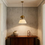Metallic Pendant Lights French Fake Cloud Stone Ceiling Light