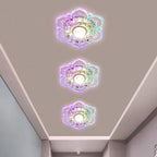 Floral Ornate LED Flush Mount Ceiling Light for Baby Kids