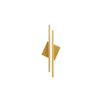 Linear Wall Light Geometric Diamond Accent Sculptural Wall Sconce