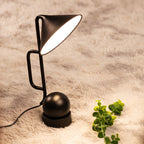 Black Metal Desk Lamp Creative LED Industrial Style Black Study Lamp