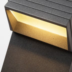 Chic Flash Black LED Lawn Light Minimalist Waterproof Outdoor Lighting