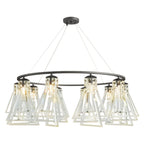 Contemporary Crystal Chandelier Minimalist Ceiling Light