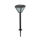 Solar Bollard Path Lights LED Outdoor Landscape Stake Light