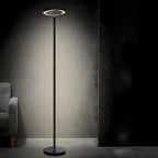 Minimalist Floor Light Black Adjustable Metal Lamp