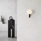 Globe Wall Light Nordic Minimalist Style Clear Glass Spherical Lamp