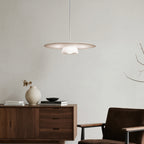 Iron Island Pendant Pight Fixtures Nordic Minimalist Round Hanging Light