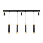 Minimalist Linear Strip 3 Step Dimming Modern Dining Chandelier Spotlight