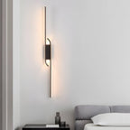 Minimalist Long LED Linear Lights Aluminum Black Wall Lights
