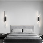 Minimalist Long LED Linear Lights Aluminum Black Wall Lights