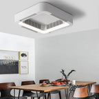 Low Profile Bladeless Ceiling Fan with Light Inverter LED Light