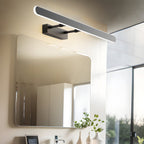 Minimalist Matte Black LED Bathrooms Vanity Light Bar with Acrylic Surround Lighting