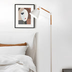 Metallic Floor Lamp Modern Adjustable Standing Lamp