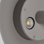 Sleek Minimalist Outdoor Umbrella-Shaped LED Post Light