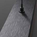 Double Hanging Pendant Lights Minimalist Black Linear Ceiling Light