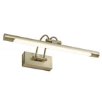 Gold Bathroom Vanity Lighting Adjustable LED Light