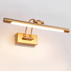 Gold Bathroom Vanity Lighting Adjustable LED Light