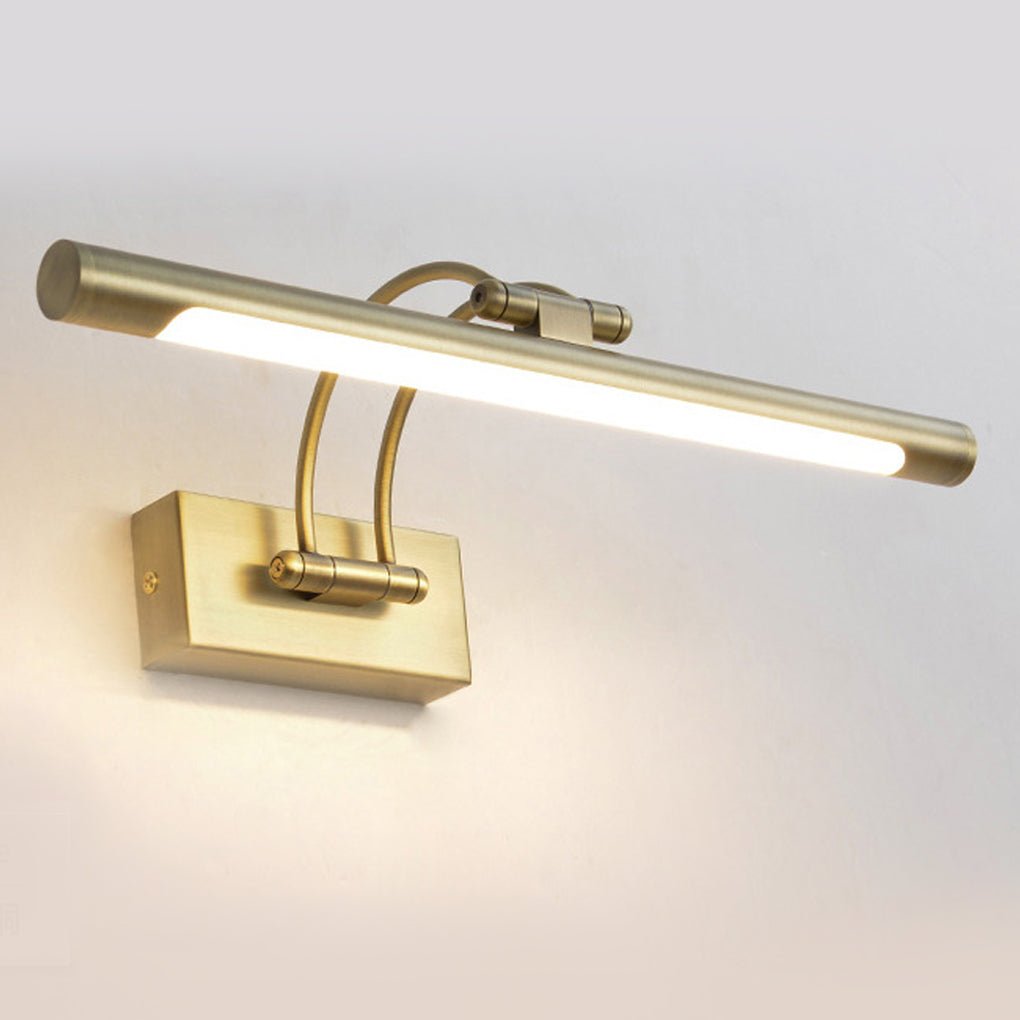 Gold Bathroom Vanity Lighting Adjustable LED Light