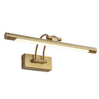 Gold Bathroom Vanity Lighting Adjustable LED Light
