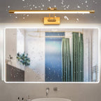 Gold Bathroom Vanity Lighting Adjustable LED Light