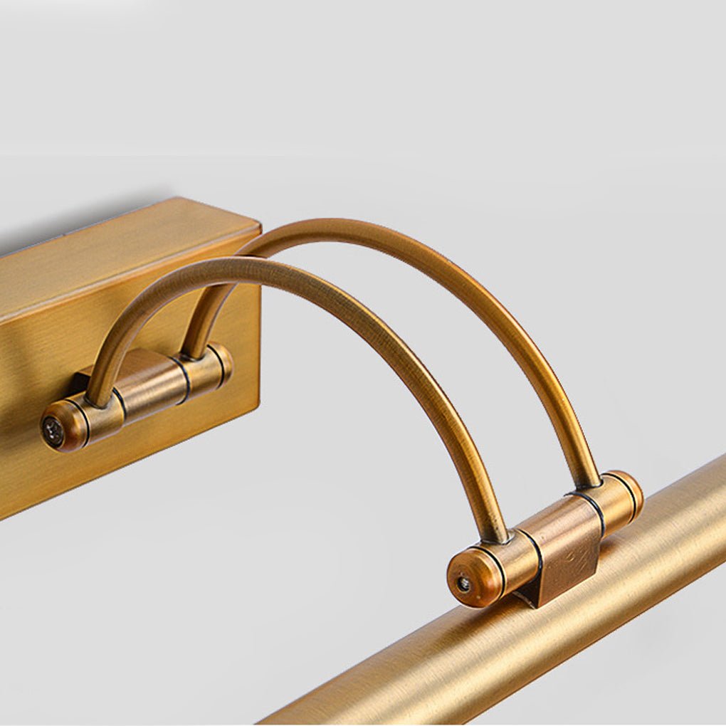 Gold Bathroom Vanity Lighting Adjustable LED Light