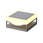 Contemporary Outdoor Pillar Lights Waterproof Solar-Powered