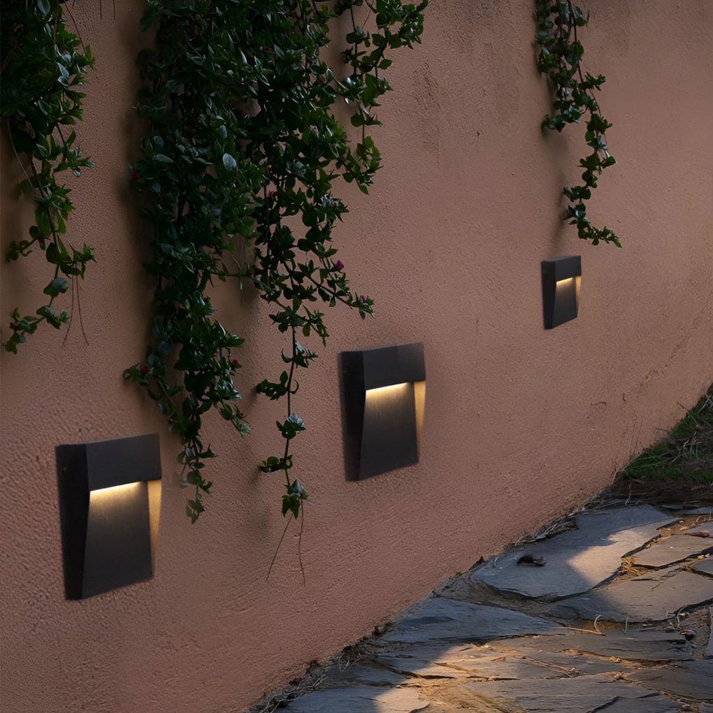 Square Stair Lights Minimalist Waterproof Outdoor Light
