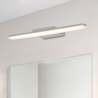 White Bathroom Vanity Light Minimalist Acrylic Contemporary Wall Light