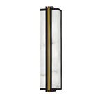 Vertical Wall Light Modern Black LED Waterproof Light