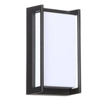 Outdoor Lights Wall Modern Geometric Black Metal Light