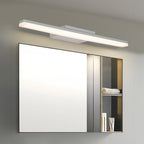 White Bathroom Vanity Light Minimalist Acrylic Contemporary Wall Light