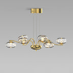 Modern LED Chandelier Full Spectrum Magic Bean Glass Light