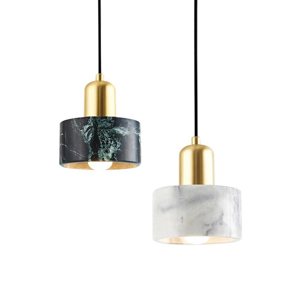 Small Pendant Light Fixtures Electroplated Metal Resin LED Modern Lighting