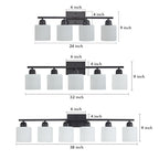 Modern Bathroom Vanity Lights Minimalist Glass Mirror Light
