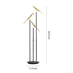 Bird Floor Lamp with 3 Heads Contemporary Artistic Accent Lamp