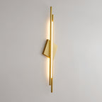 Linear Wall Light Geometric Diamond Accent Sculptural Wall Sconce