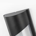 Black Outdoor Wall Light Modern Waterproof LED Light