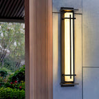Black Outside Wall Lights Minimalist Waterproof Lamp