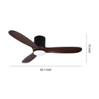 3 Blade Ceiling Fan With Light Quiet Dc Motor Ceiling Fan with Remote