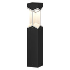 Bollard Landscape Lights Minimalist Black Weatherproof Outdoor Light