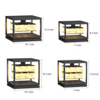 Brick Pillar Solar Lights Square Waterproof Metal Light