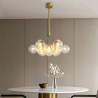 Modern Bubble Chandelier Minimalist Solid Copper Ceiling Light
