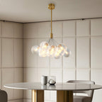 Modern Bubble Chandelier Minimalist Solid Copper Ceiling Light