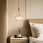 Modern Bubble Chandelier Minimalist Solid Copper Ceiling Light