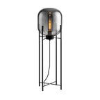 Bubble Glass Floor Lamp Industrial Hardware Rods Lamp