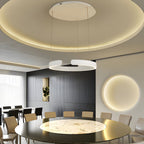 Modern C-shaped Pendant Light with Adjustable Height