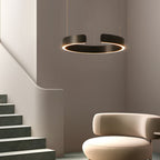 Modern C-shaped Pendant Light with Adjustable Height