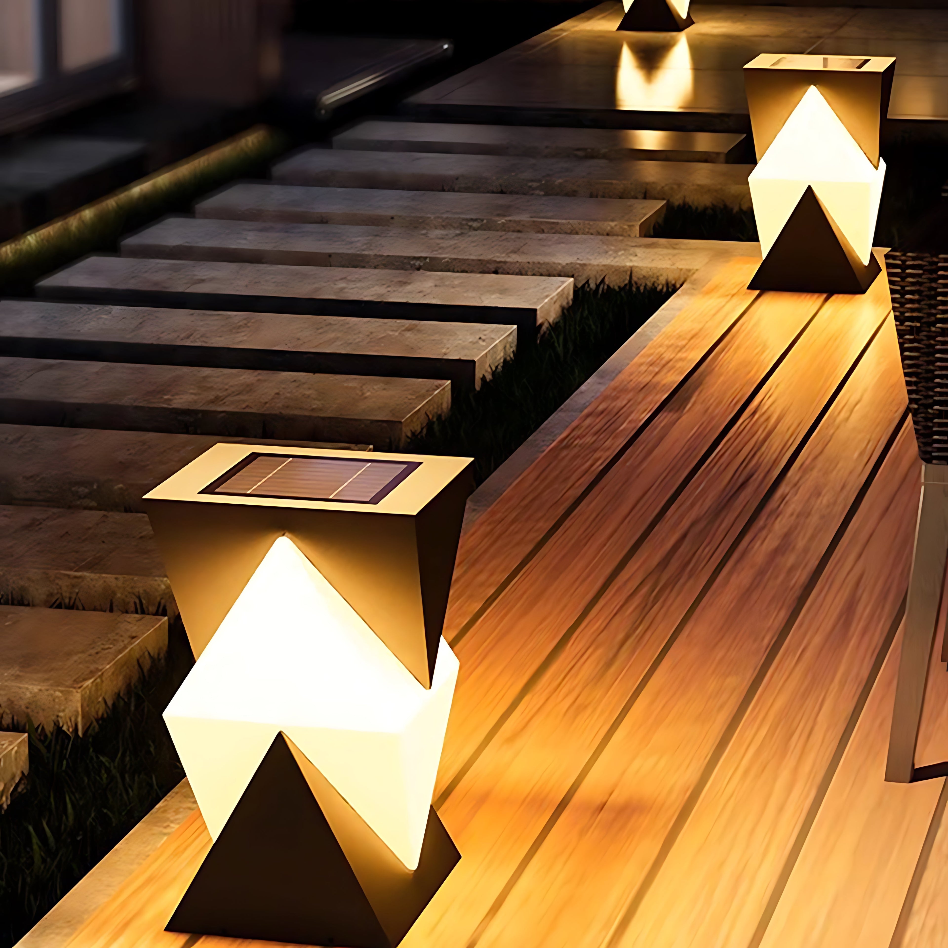 Waterproof Special Shaped Piller Light Modern Style